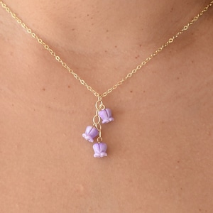 Three Cascading Crown Flower Necklace, Crown Flower Jewelry, Pua Kalaunu Necklace, Hawaiian Jewelry, Handmade in Hawaii