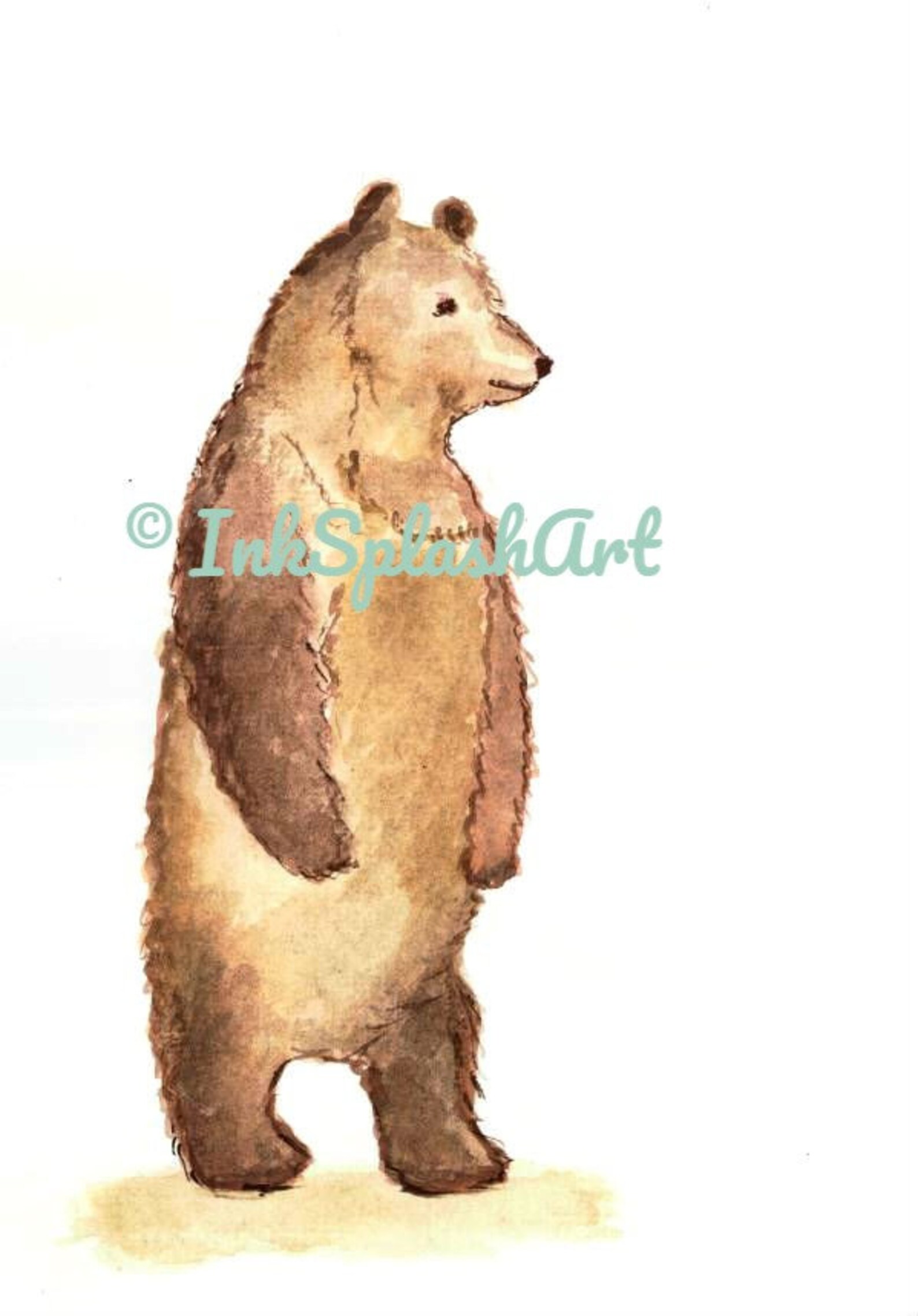 Bear Nursery Wall Art Set of 3 Digital Prints Bear Nursery - Etsy