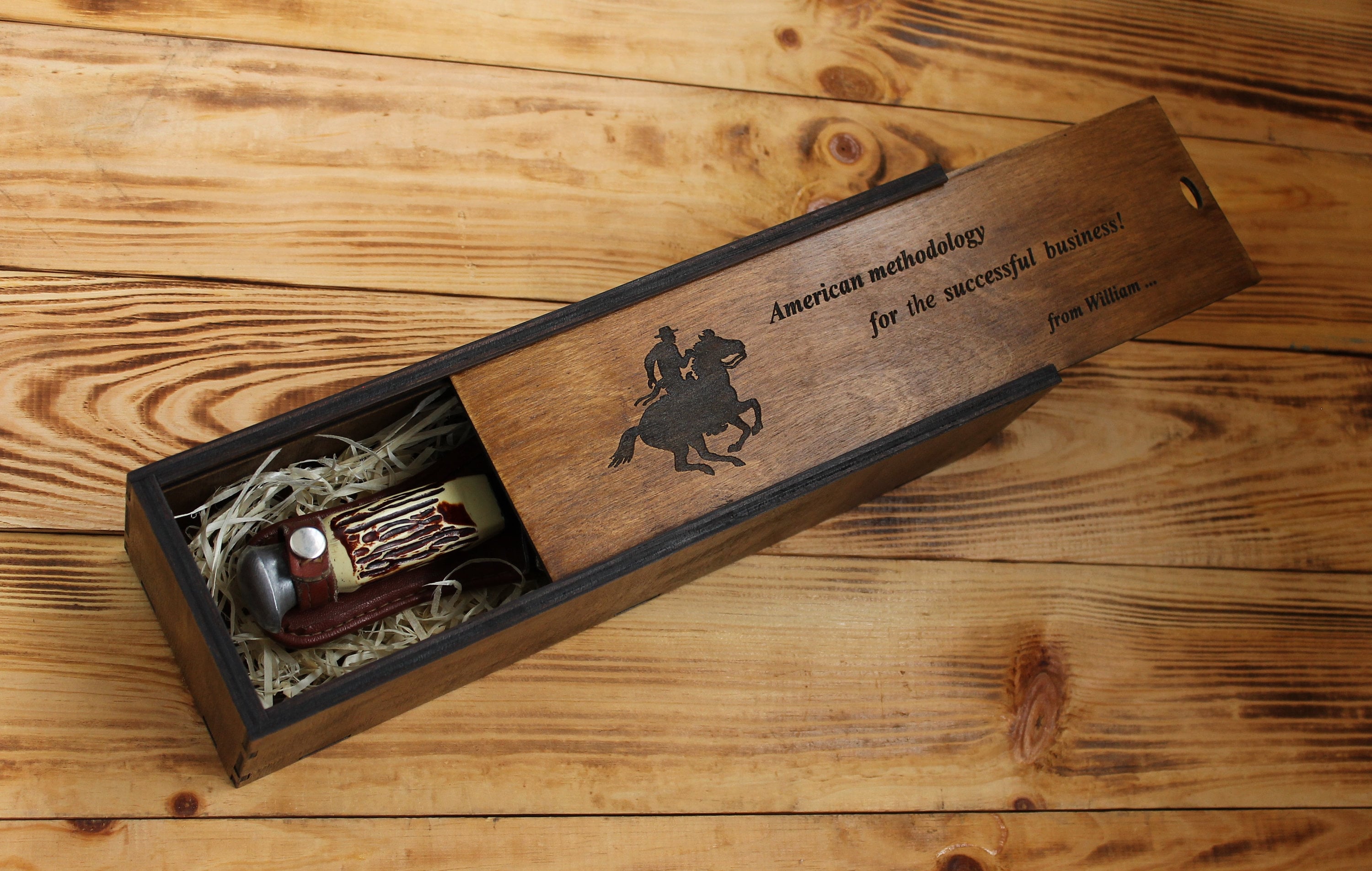 Messer Aufbewahrungsbox personalisierte Holz Geschenk-Box | Etsy