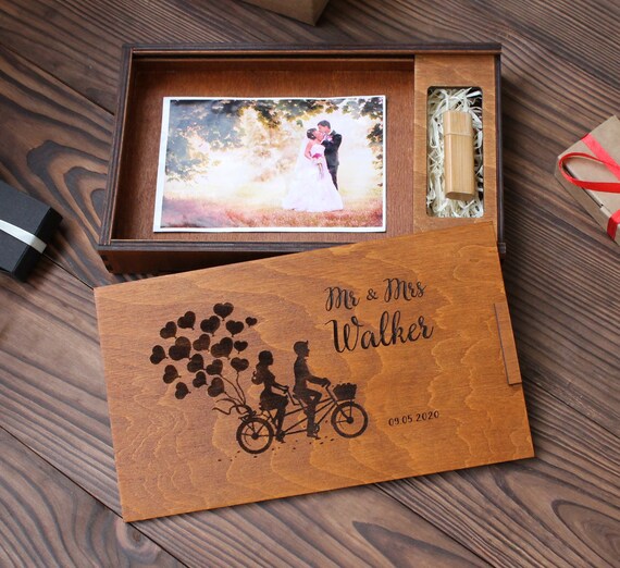 Wedding Memory Box Personalize Wood Box Etsy
