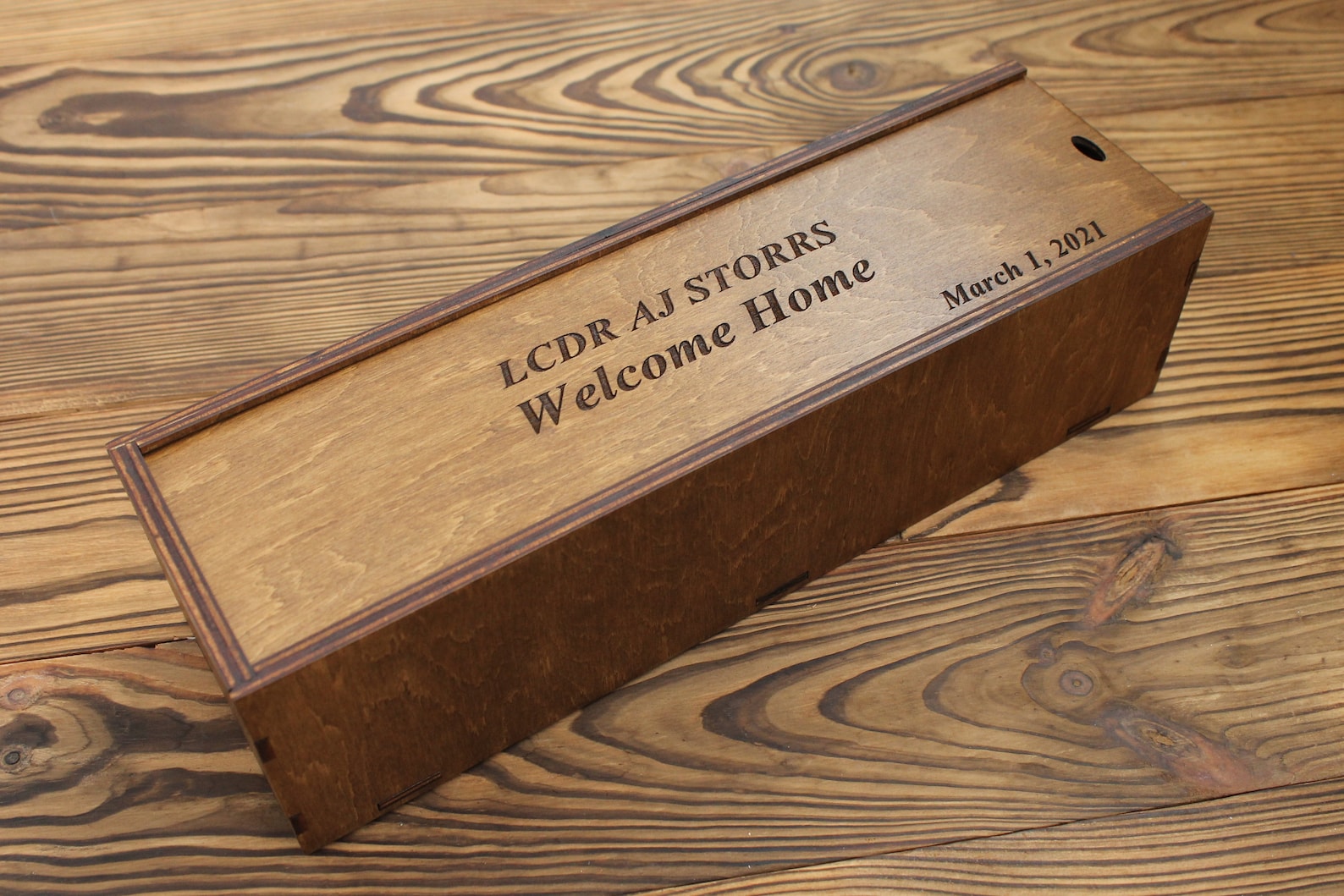 Handmade Box Knife Storage Wooden Gift Box 32 by 7 by 7 cm Etsy