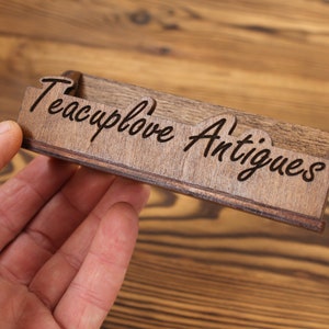 Desktop Business Card Holder Personalized