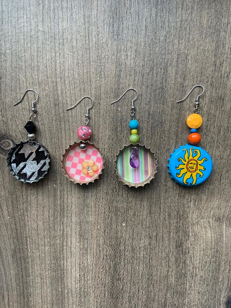 Grandpa/'s Official Fishing Buddy Bottle Cap Necklace Handcrafted Jewelry