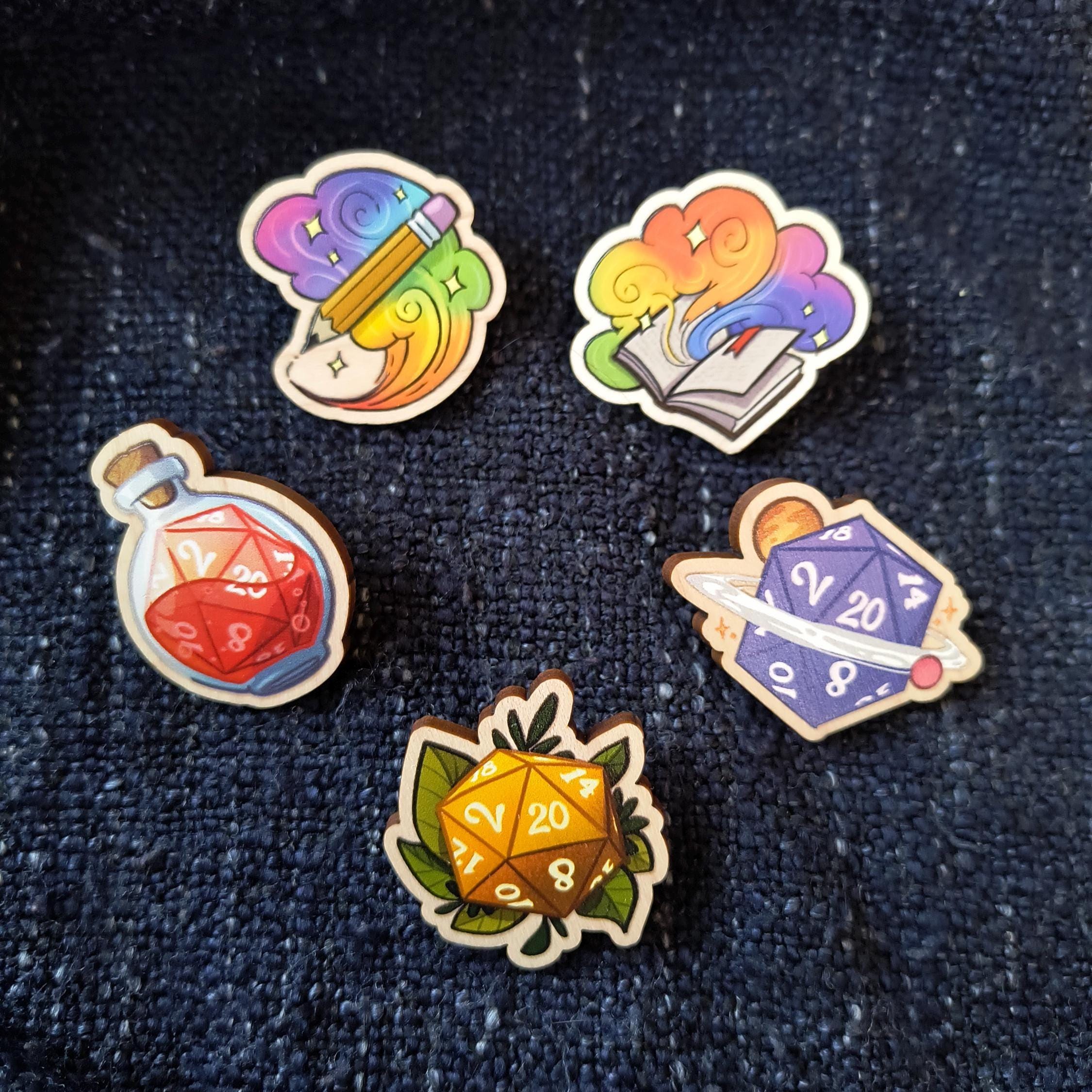Wood pins