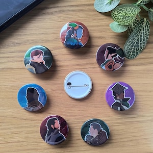 Dragon Age buttons 38mm