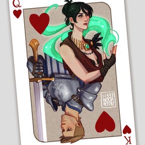 Alistair & Morrigan Playing Card