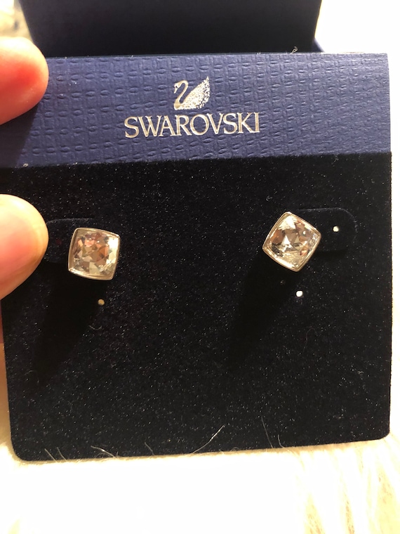 Authentic Swarovski Tempo Earrings with original … - image 1