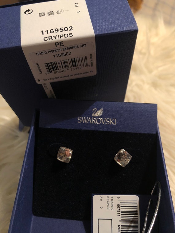 Authentic Swarovski Tempo Earrings with original … - image 4