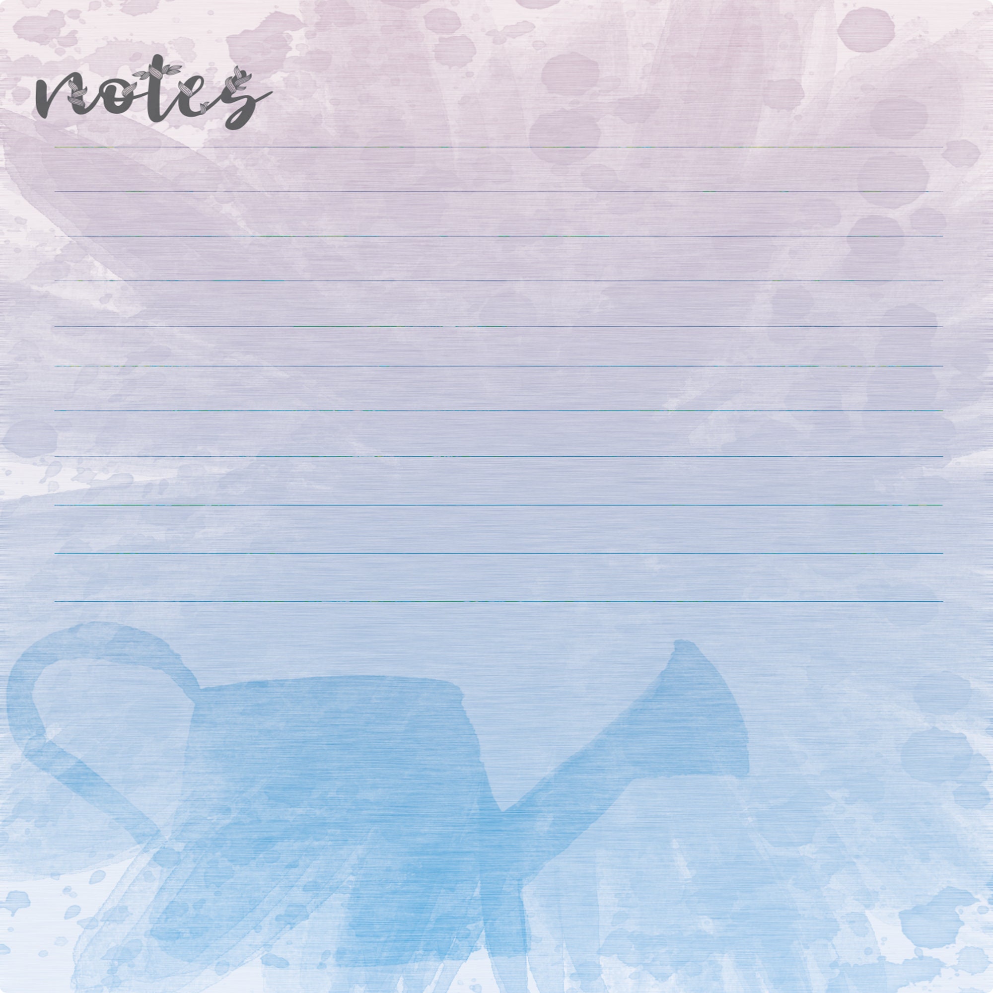 Kelley Originals - Watercolor Splatter Notes Journaling Pages - Etsy