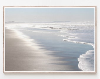 Ocean Print, Ocean Photography, Digital Download, Pastel Print, Wave Art, Sea Wall Art, Ocean Printable, Surf Print Art, Printable Download