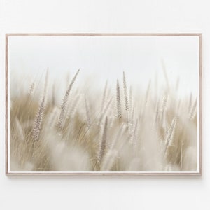 Grasses Print, Neutral Wall Art, Farmhouse Decor, Modern Wall Art, Minimalist Art, Digital Download