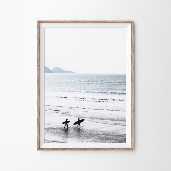 Surf Art, Beach Print, Surf Photography, Pastel Wall Art, Surf Print, Beach Decor, Surf Print, Beach Art Print, Beach Wall Art, Digital