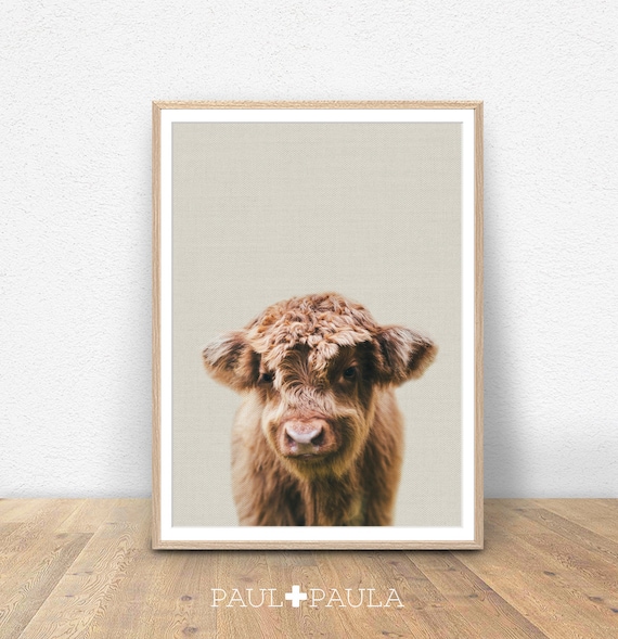 cow nursery wall art