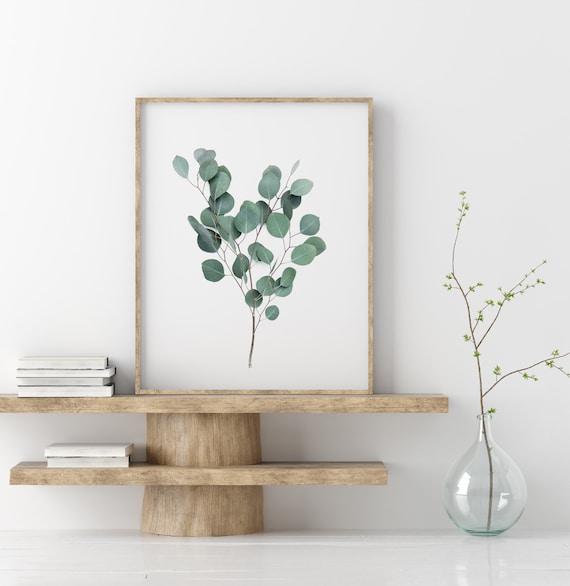 Eucalyptus Print, Printable Art, Art Print, Eucalyptus Leaves, Prints Wall Art, Botanical Print, Digital Print, Eucalyptus Botanical Print