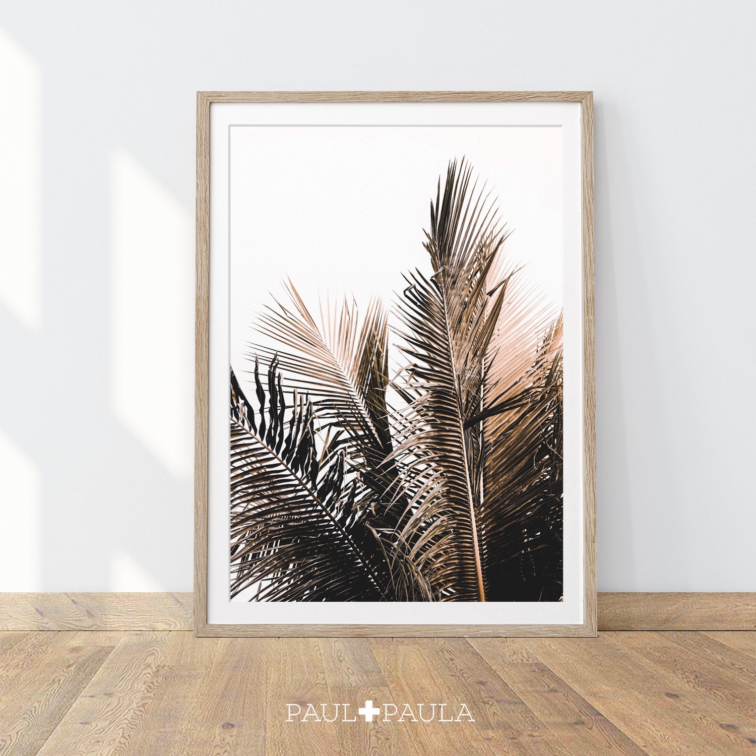 Palm Tree Print Palm Leaf Print Fan Palm Wall Art Tropical | Etsy