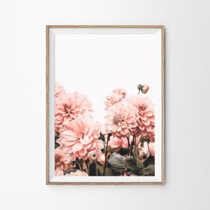 Dahlia Print, Flowers Poster, Flowers Art Print, Dahlia Flower, Prints Wall Art, Botanical Prints, Digital Print, Printable Art, Floral Art