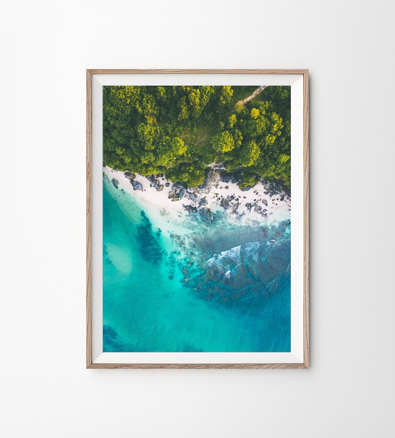 Aerial Beach Print Aerial Photography Contemporary Art Etsy