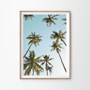 Palm Trees Wall Art, Digital Download, California Palm Wall Art, Botanical Print, Printable Wall Art