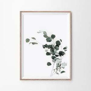 Eucalyptus Print, Leaves Print, Art Print, Eucalyptus Leaves, Prints Wall Art, Botanical Print, Digital Print, Eucalyptus Botanical Print