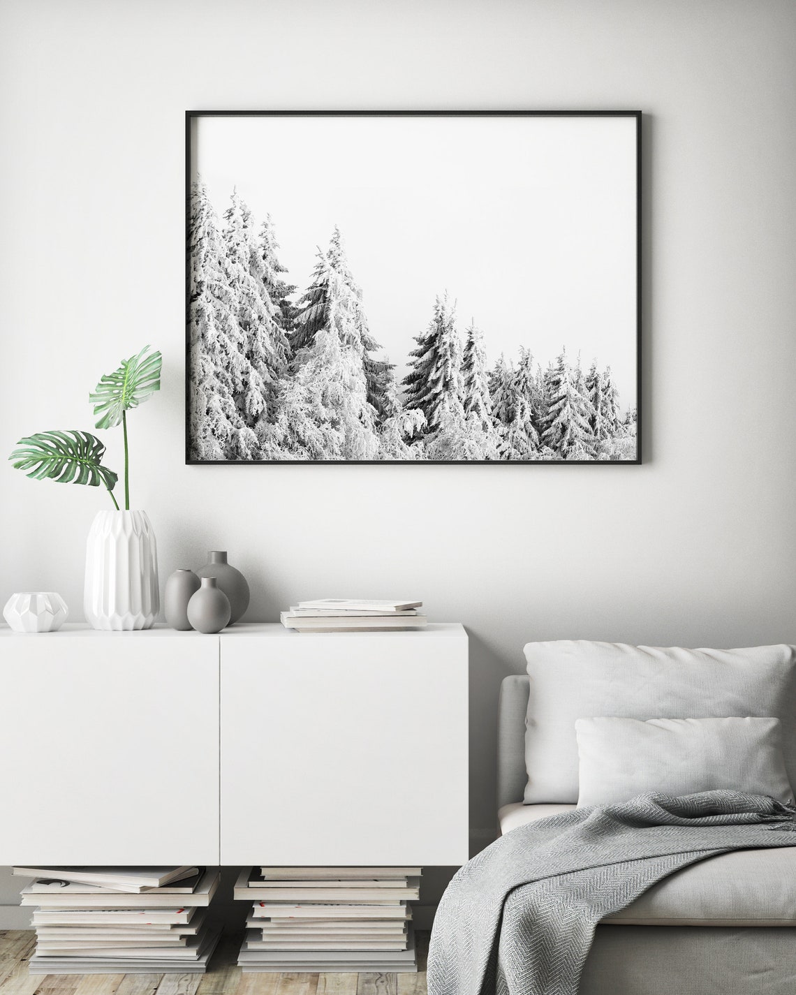 Winter Forest Wall Art Snow Forest Photography Forest Etsy