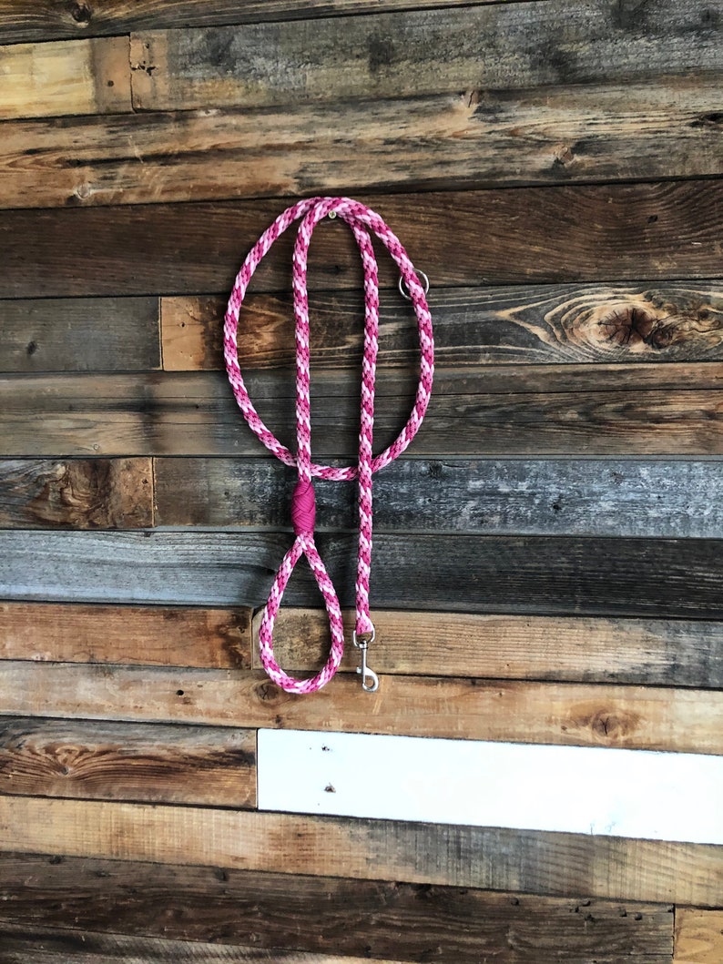 6ft 6in Paracord Leash in Berrylicious Glow