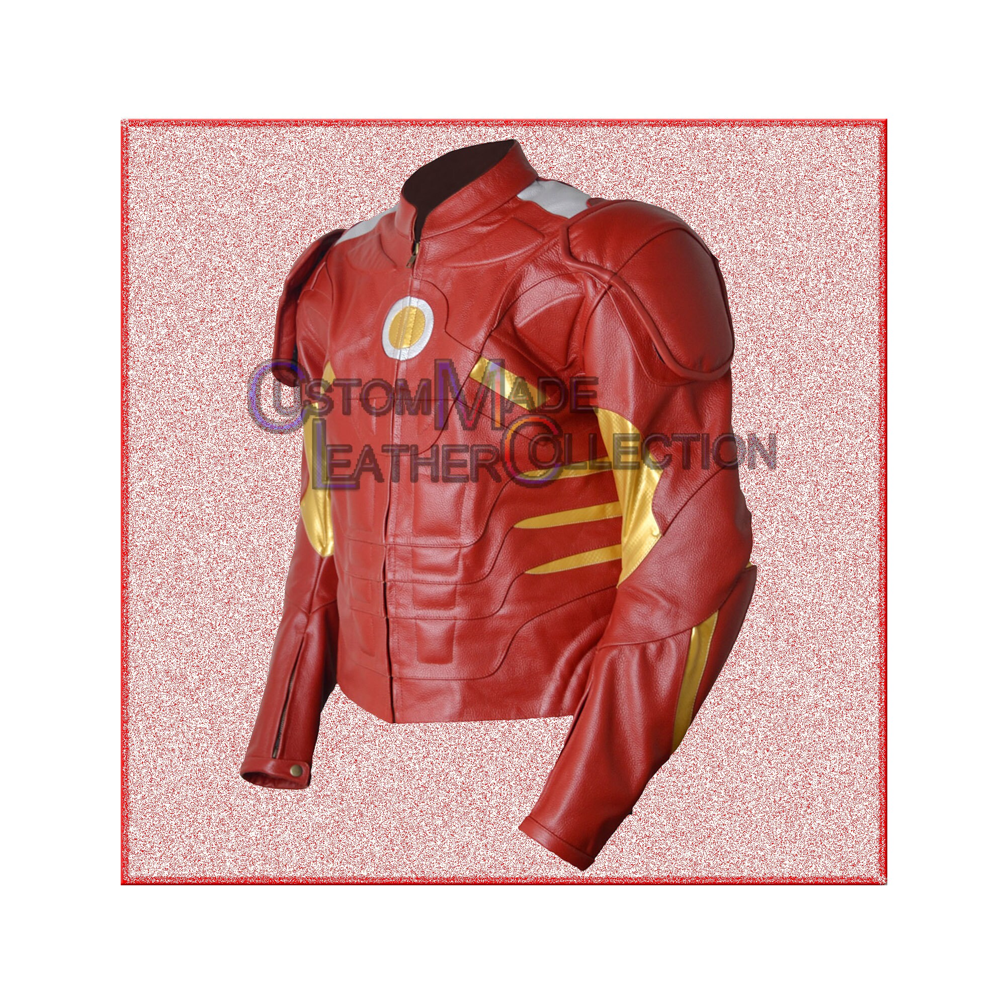 Avengers Iron Man Motorcycle Leather Jacket/Biker Leather Etsy