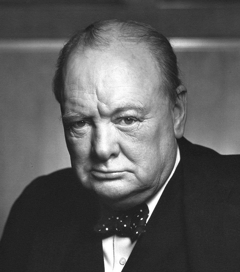 Winston Churchill 16 X 20 Print Digitally Etsy Winston churchill 16 x 20 print digitally etsy