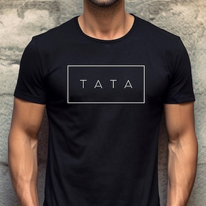 Modern Tata Shirt, Balkan Serbian Croatian Dad Gift Croatia Bosnia Serbia Father&#39;s Day Present, Očev Dan Poklon Hrvatska Srbija Bosna Majica