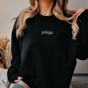 Little Font Jebiga Sweatshirt, Funny Bosnia Serbia Croatia Swear Word Sweater, Bosna Srbija Hrvatska Džemper Poklon, Cool Balkan Clothes