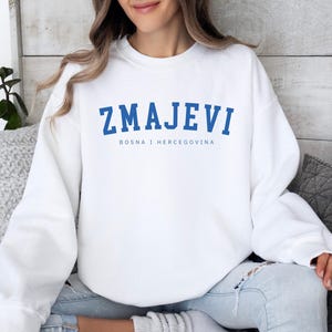 Zmajevi Sweatshirt, BiH Bosnia and Herzegovina Soccer Fan Sweater, Bosna i Hercegovina Fudbal Džemper, Bosnian Match Day Outfit Balkan Gifts
