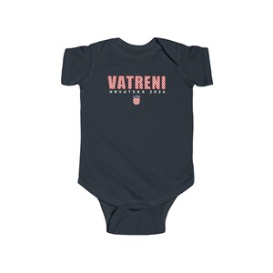 2026 Vatreni Baby Bodysuit, Hrvatska Majica, Croatia National Soccer Shirt, Croatian World Football Clothes Black