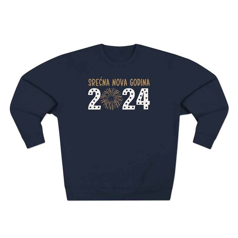 Srecna Nova Godina 2024 Srbija Sweater Srpski Dzemper Poklon Serbian Srecna Nova Godina 2024 Srbija Sweater Srpski Dzemper Poklon Serbian
