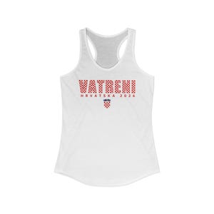 2026 Hrvatska Vatreni Tank Top, Republika Hrvatska Majica, Croatian Soccer Fan Shirt, Croatia World Football Solid White