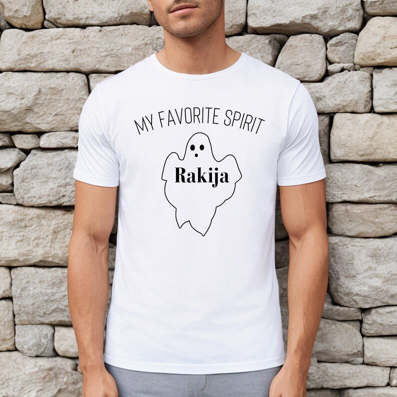 Favorite Spirit is Rakija Funny Balkan Drinking Shirt, Bosnianserbia ...