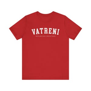Vatreni Shirt, Republika Hrvatska Majica, Croatian World Euro Soccer Shirt, Croatia Football Tshirt, Hrvatski Nogomet Odjeca Hrvat Poklon Red