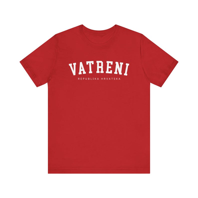 Vatreni Shirt, Republika Hrvatska Majica, Croatian World Euro Soccer Shirt, Croatia Football Tshirt, Hrvatski Nogomet Odjeca Hrvat Poklon Red