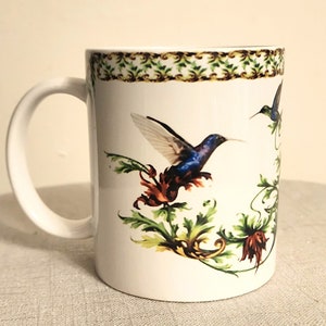 Coffee,Tea Mug &quot;Birds in Paradise&quot; ,12 oz