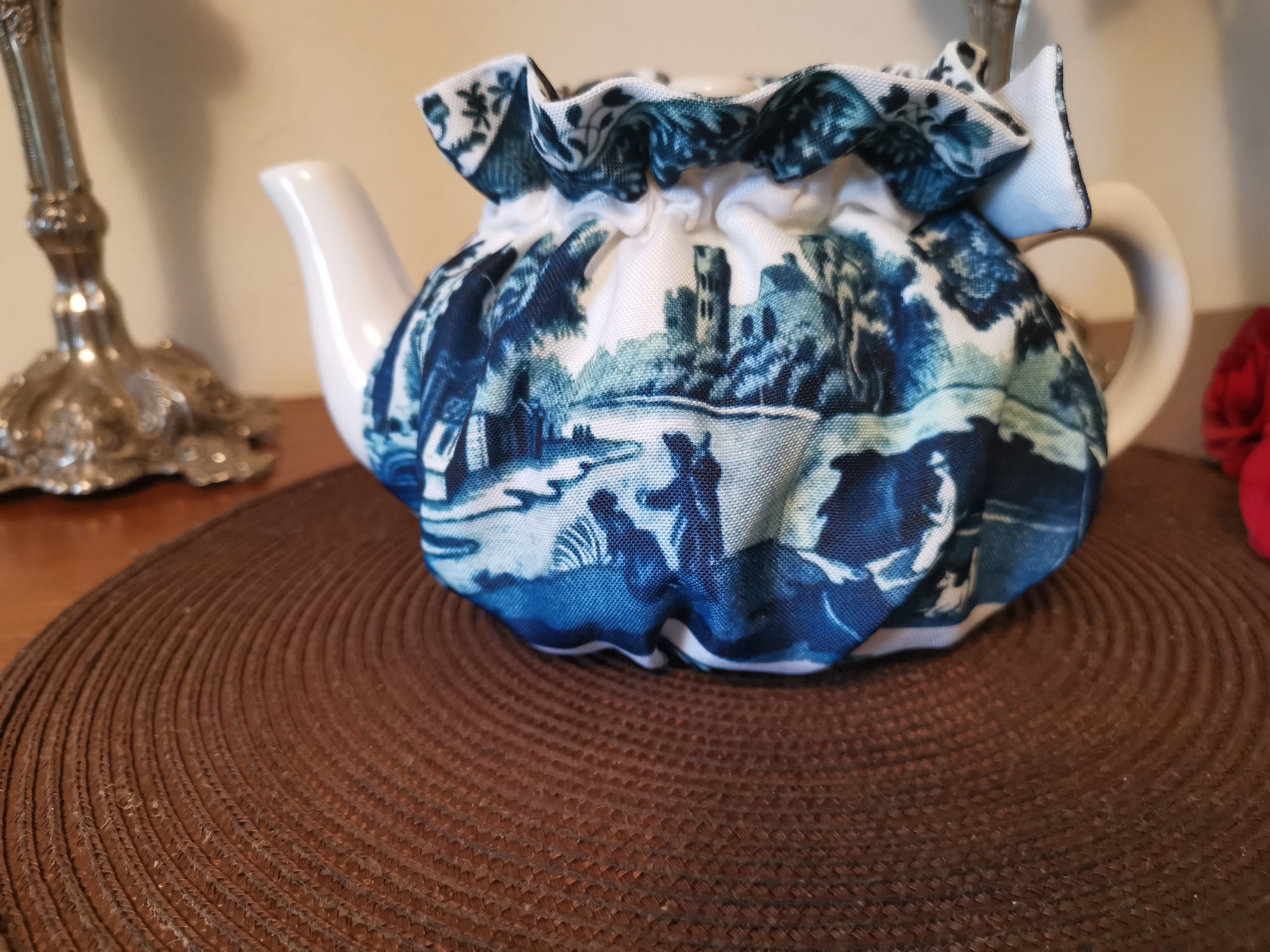 Six Spode Italian Blue and White Coasters – Vintage Farmhouse Antiques