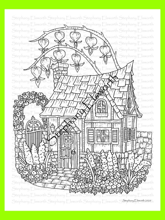 Bleeding Heart Coloring Pages