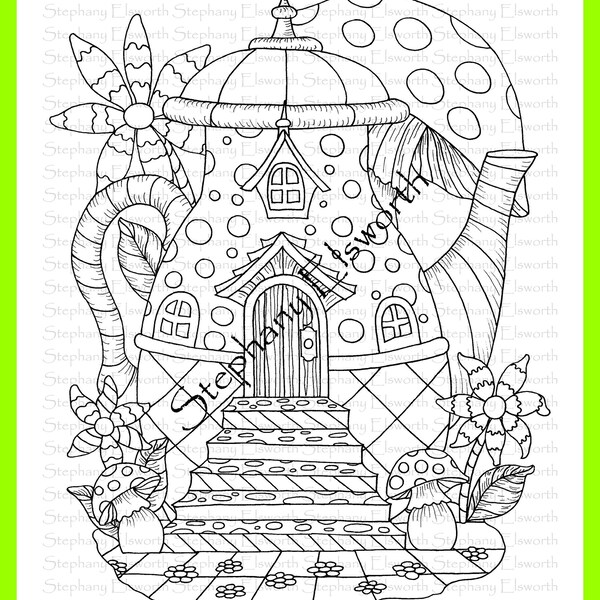 Alice in Wonderland Teapot Printable - Etsy