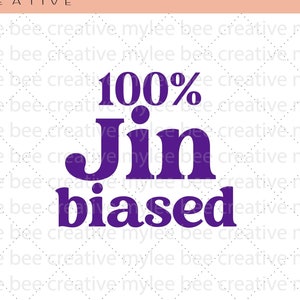100% Jin Biased SVG – bts svg– bts Jin Cut File – Jin SVG – Cute Jin Svg – Cricut – Silhouette