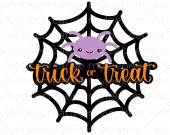Spiderweb SVG - Halloween Spiderweb SVG – Halloween Spiderweb Cut File – Trick or Treat File – Halloween Trick or Treat svg - Halloween SVG