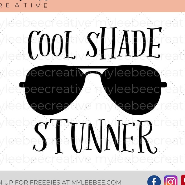 Cool Shade Stunner SVG – bts Butter svg – Cool Shade Stunner Cut File – BTS File – BTS svg – Cool Shade File – Sunglasses Svg