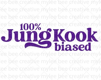 100% JungKook Biased SVG – bts svg – BTS JungKook Cut File – JungKook SVG – Cute JungKook Svg – Cricut - Silhouette