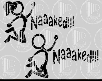 Naked Stickman - Etsy