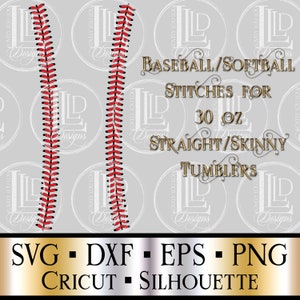 Download Baseball Stitches For 30 Oz Curve Tumbler Instant Download Etsy