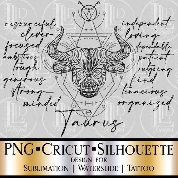 Tattoo uploaded by Ryan Raye Mays • Freehand tribal taurus zodiac insignia  • Tattoodo