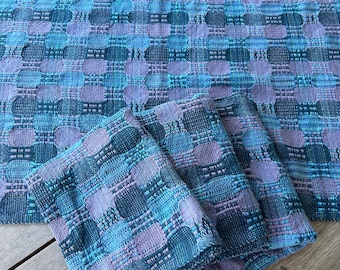 Hand Towels - Handwoven Cotton Kitchen Bathroom Hand Towels - Kitchen Linens - Country Home Decor - Housewarming Gift