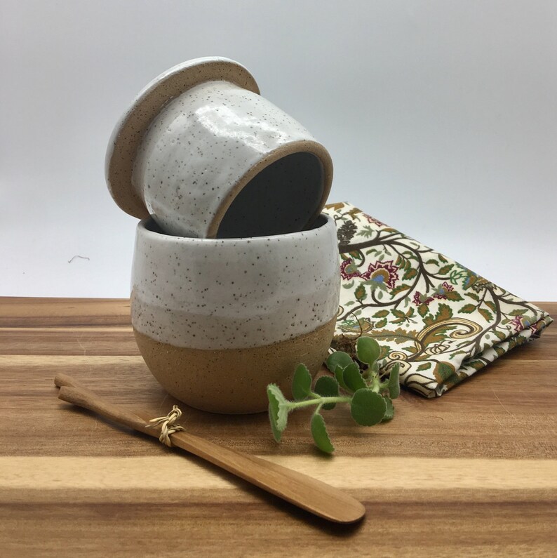 French Butter Crock. Handmade Butter Keeper. Ceramic Butter Etsy