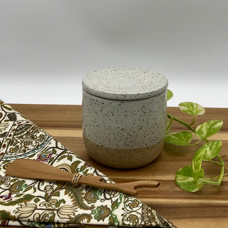 French Butter Crock. Handmade Butter Keeper. Ceramic Butter Etsy